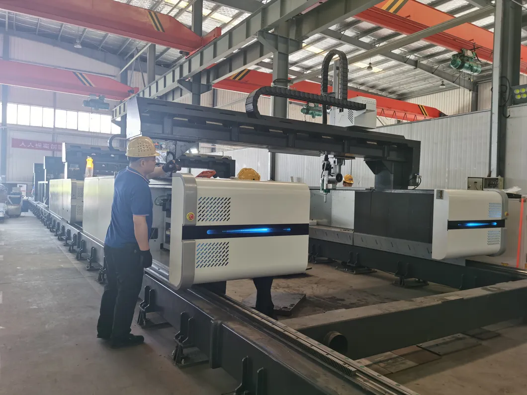 Máquina de corte a laser de feixe H suporta vários processos de dobragem de forma de lap 3